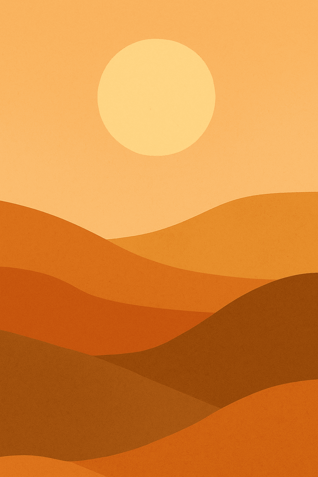 Paysage de collines au coucher du soleil en Afrique de l'Ouest